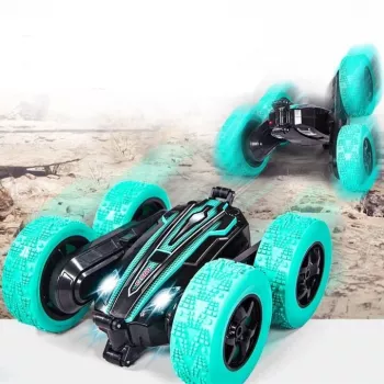 LEAN TOYS Twister Stunt Car su gestų valdymu ir nuotolinio valdymo pulteliu, mėlyna