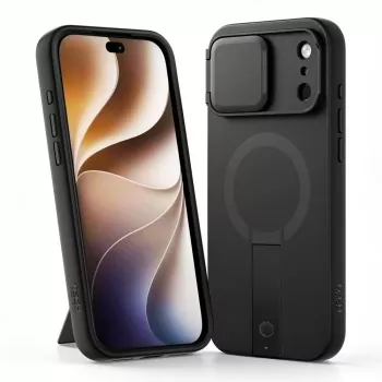 TECH-PROTECT Kevlar Aura MagSafe dėklas iPhone 17 Pro / 18 Pro juodas