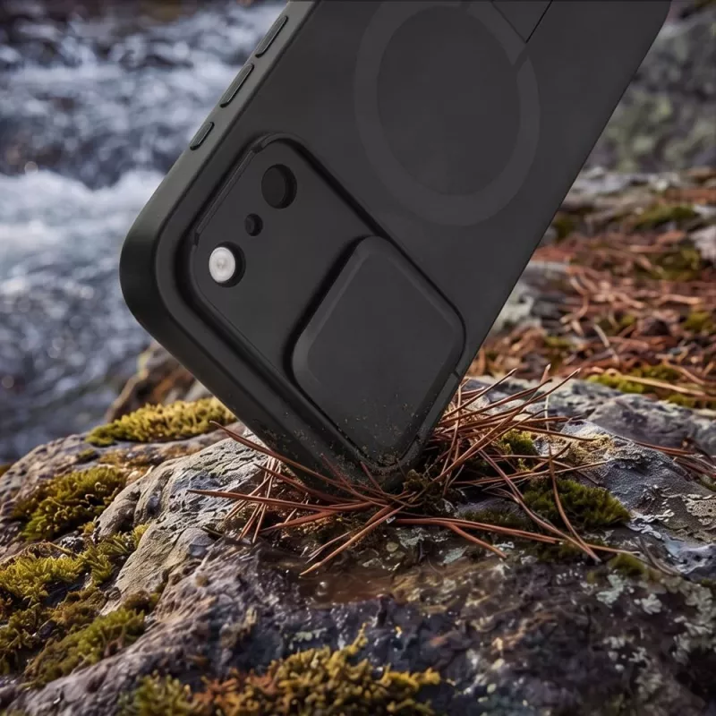 TECH-PROTECT Kevlar Aura MagSafe dėklas iPhone 17 Pro / 18 Pro juodas