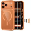 TECH-PROTECT MAGONE MAGSAFE CC + GLASS 2-PACK IPHONE 17 PRO MAX / 18 PRO MAX COSMIC ORANGE/CLEAR