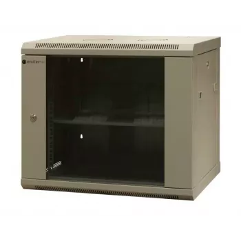 EMITER EM/AS6409X 9U sieninis tinklo spintelė 600x450x500 mm su grūdinto stiklo durelėmis