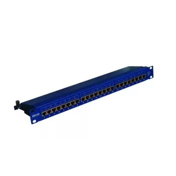 EMITERNET 19 colių 24xRJ45 STP Cat.5e (1U) mėlynas tinklo pultas DCN/PPFA674BKS248C5E