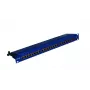 EMITERNET 19 colių 24xRJ45 STP cat.6 (1U) tinklo panelis su lentyna, mėlynas DCN/PPFA674EKS248C6