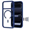 TECH-PROTECT MAGONE MAGSAFE CC + GLASS 2-PACK IPHONE 17 PRO MAX / 18 PRO MAX tamsiai mėlyna/permatoma