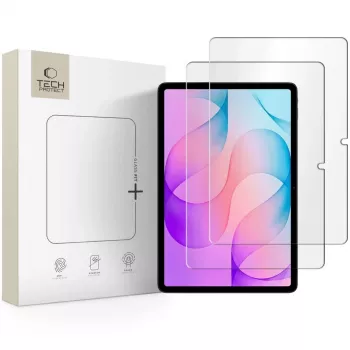 Grūdintas stiklas Tech-Protect Glass Fit+ 2 vnt. Galaxy Tab S12+ Plus 12,4 X840 / X846B permatomas