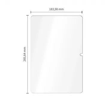 Grūdintas stiklas Tech-Protect Glass Fit+ 2 vnt. Galaxy Tab S12+ Plus 12,4 X840 / X846B permatomas