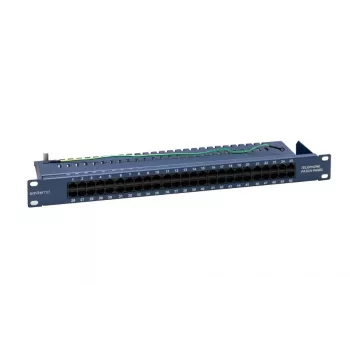 EMITERNET 19 telefonų skydelis/ISDN 50xRJ45 (1U) mėlynas FN/TEL/FA850KT5084BK