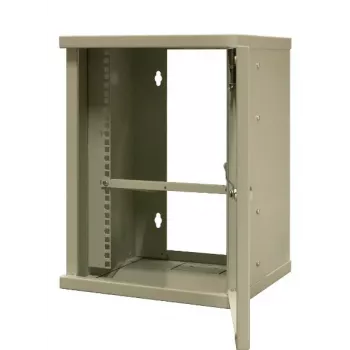 EMITER EM/SH02B5412-08 Light Series 19 colio 12U sieninis tinklo spintos korpusas, grūdinto stiklo durelės, 550×450×590 mm