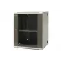 EMITER EM/AH6515 15U sieninis tinklo spintelė 600x550x770 mm, grūdinto stiklo durelės, juoda