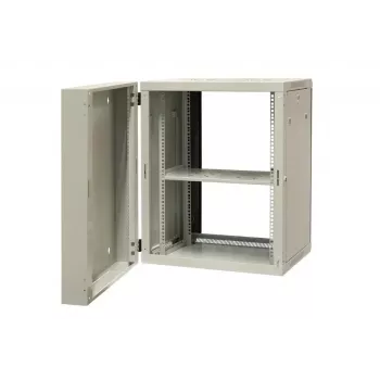 EMITER EM/AH6515 15U sieninis tinklo spintelė 600x550x770 mm, grūdinto stiklo durelės, juoda