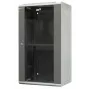 EMITER EM/AP6422 22U sieninis serverių spintos korpusas 600x450x1083mm su stiklinėmis priekinėmis durelėmis