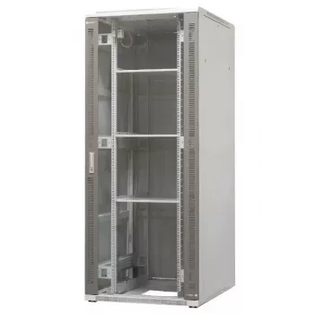EMITER EM/SH05D-8042 laisvai stovintis serverių spintos korpusas 42U 800x1000x1980mm juodas stiklo/plieno durelės