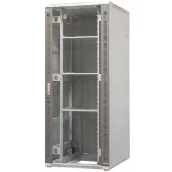 EMITER EM/SH05D-8042 laisvai stovintis serverių spintos korpusas 42U 800x1000x1980mm juodas stiklo/plieno durelės