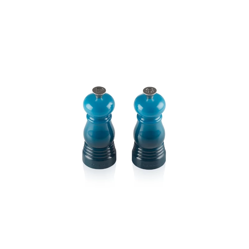Le Creuset druskos ir pipirų malūnėlių rinkinys 11cm mėlynas