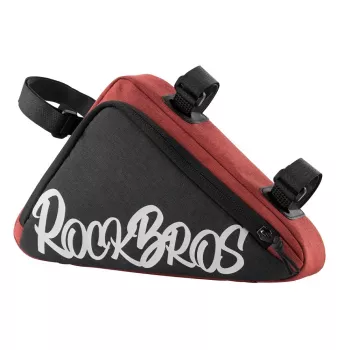 Rockbros G002 Flash Journey dviračio rėmo trikampė rankinė 1,4 l - raudona