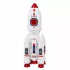 LEAN TOYS Kosmoso rinkinys su raketomis, erdvėlaiviu, astronautais, moduliu, šviesomis ir garsais