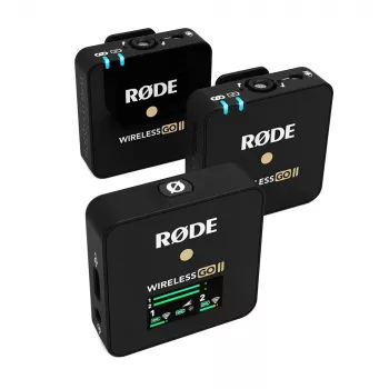 Rode Wireless GO II belaidė dviejų kanalų mikrofonų sistema