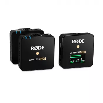 Rode Wireless GO II belaidė dviejų kanalų mikrofonų sistema
