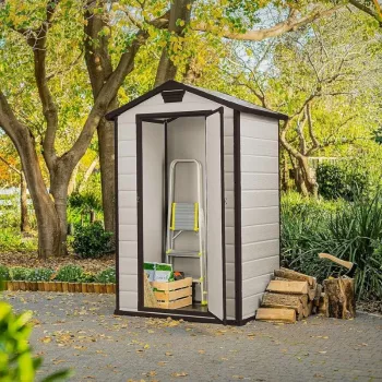 KETER sodo namelis Manor 4x3 smėlio spalvos
