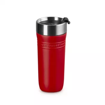 LE CREUSET Thermo mug ON THE GO 350ml raudona