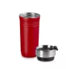 LE CREUSET Thermo mug ON THE GO 350ml raudona