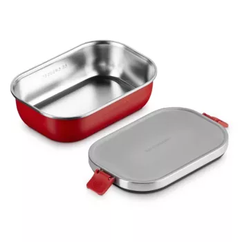 LE CREUSET Lunch box ON THE GO 900ml raudonas