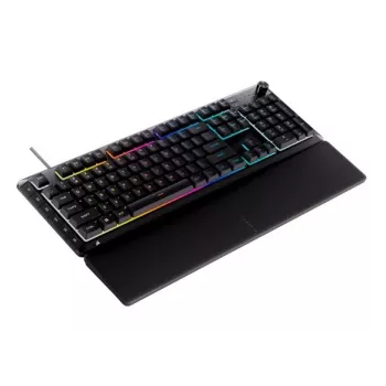CORSAIR SKIFF 100 PLUS laidinė žaidimų klaviatūra su 10 zonų RGB apšvietimu, juoda