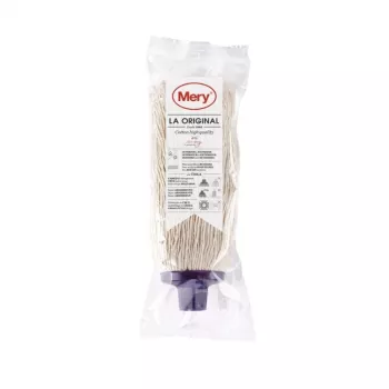 MERY La Original pakaitinis šluostės antgalis iš medvilnės, 22 cm, 220 g