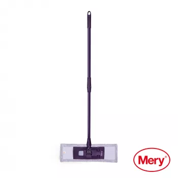 MERY mikropluošto mopas 45 cm su metaline rankena 140 cm