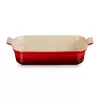 LE CREUSET Heritage stačiakampė kepimo forma, keramika, 32x24cm / 4L, raudona