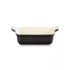Le Creuset Rectangular Heritage Stoneware 19x14cm / 1,1L juodas