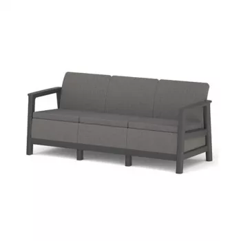 KETER sodo sofa trivietė Scandi Linea 3 vietų sofa pilka