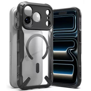 RINGKE FUSION X MAGNETIC MAGSAFE IPHONE 17 PRO / 18 PRO juodas dėklas