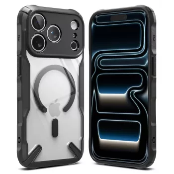 RINGKE FUSION X MAGNETIC MAGSAFE IPHONE 17 PRO / 18 PRO juodas dėklas