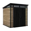 KETER sodo namelis Deco Pent 7x7, uosio medienos atspalvio