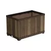 Keter Deco Rectangle Planter Walnut gėlių vazonas