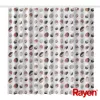 RAYEN Dušo užuolaida 180x200cm balta/ribbed, PEVA