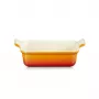 LE CREUSET Heritage stačiakampė kepimo forma, 19x14cm / 1.1L, oranžinė