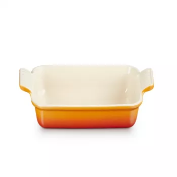LE CREUSET Heritage stačiakampė kepimo forma, 19x14cm / 1.1L, oranžinė