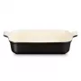 Le Creuset Rectangular Heritage Stoneware 32x24cm / 4L juodas