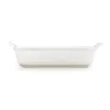 Le Creuset Rectangular Heritage Stoneware 26x19cm / 2,4L white