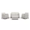 Keter lauko baldų komplektas Scandi Forma 2 vietų rinkinys pebble grey/light beige