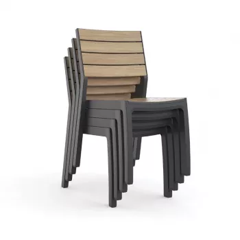 KETER Deco Corale sodo kėdė teako spalvos/gray