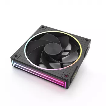 Zalman ZM-DF120R, 120 mm atvirkštinių menčių ventiliatorius su daisy chain funkcija, 2300 RPM, juodas