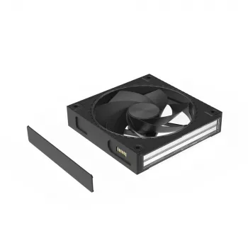Zalman ZM-DF120R, 120 mm atvirkštinių menčių ventiliatorius su daisy chain funkcija, 2300 RPM, juodas