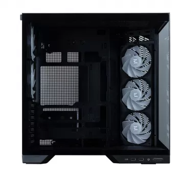 Zalman D50, ATX Mid Tower kompiuterio korpusas, 3 x 120mm ventiliatoriai, juodas