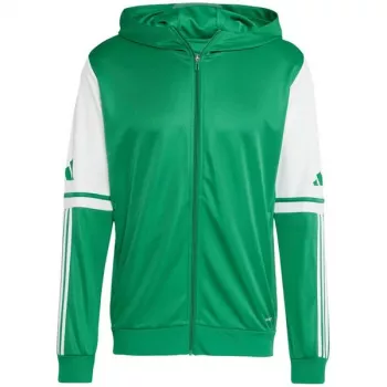 adidas Squadra 25 Hoody vyriška sportinė striukė su gobtuvu žalia ir balta JP3164 S