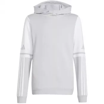 adidas Squadra 25 Sweat Hoody vaikiškas sportinis megztinis pilkas JD4808 128cm