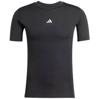Vyriški adidas Techfit trumpomis rankovėmis marškinėliai juodi JP4674 2XL
