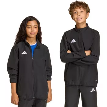 adidas Entrada 26 Presentation vaikiškas sportinis megztinis juodas JZ6614 152cm